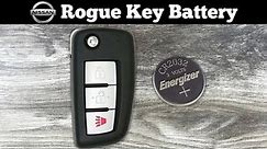 2014 - 2020 Nissan Rogue Key Fob Battery Replacement - How To Replace Change Remote Batteries DIY