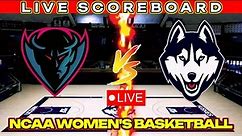 DEPAUL vs UCONN | NCAA Women's Basketball | Live Scoreboard Today