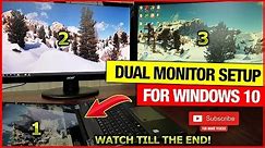 How To Connect Two Monitors To One Laptop (Windows 10-Best & Easiest way)