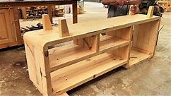 Creative Woodworking Craftsman Wooden Furniture || TV Stand Design Furniture Making
