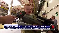 Inside look at Australian warship | Aspiring sailors and nautical fanatics had a taste of life in the Navy onboard an Australian warship docked in Port Melbourne. www.7plus.com.au/news... | By 7NEWS Melbourne | Facebook