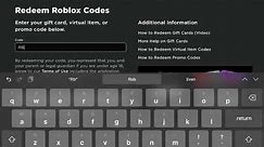 REDEEMING A $25 DOLLAR ROBUX GIFT CARD
