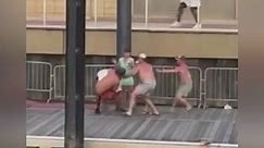 Alabama riverfront brawl: Video shows fight over parked pontoon boat