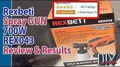 PRODUCT TEST & RESULTS: Amazon Best Seller REXBETI PAINT SPRAY GUN