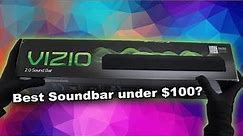Fix your terrible TV speakers - VIZIO 2.0 Home Theater Sound Bar | Best Soundbar under $100