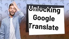 How Effective Is Google Translate for English to German?