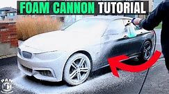 FOAM CANNON CAR WASH TUTORIAL !! (+GIVEAWAY!!)