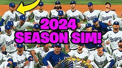 Shohei Ohtani on the Dodgers! 2024 MLB Season Simulation!