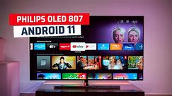 Android TV 11 en un Philips OLED 807