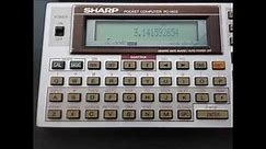 Vintage Calculator Sharp PC-1403 Pocket Computer Japan