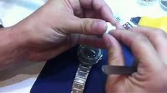 Casio Edifice -How to open and change Battery in Casio Edifice Watch