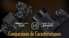 Panasonic Lumix G85 vs. Canon PowerShot SX420 IS: Une Comparaison de Caractéristiques