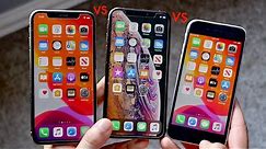 iPhone SE (2020) Vs iPhone XS Vs iPhone X! (Comparison)