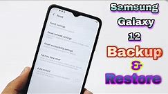 Samsung Galaxy A12 Backup and Restore Guide || Take Full Backup Of All Samsung Phones