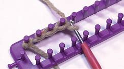 Loom Knit: Flat Loom Chain Cast On | BEGINNER | The Crochet Crowd