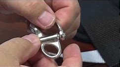 Fixed Snap Shackle - Stainless Steel