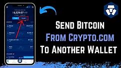 How To Send Bitcoin From Crypto.com To Another Wallet !