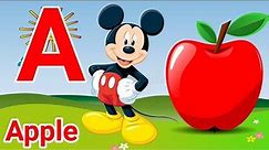 A for apple A for apple cartoon video Nursery class study video