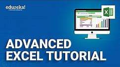 Advanced Excel tutorial | Excel Training | Edureka Rewind