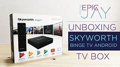 SKYWORTH'S BINGE TV BOX: Android TV Box that Accesses ALL Of Your Favorite Channels! | Unboxing