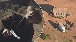 New footage shows actor Alec Baldwin handling prop gun on 'Rust' set