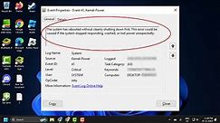 How To Fix Kernel-Power Event ID 41 Task 63 Error in Windows 11/10