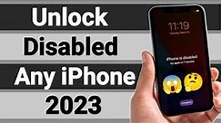 How To Unlock Any iPhone Disabled Without Computer And Bypass | iPhone Disabled Connect To iTunes |