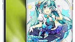Head Case Designs Officially Licensed Hatsune Miku Stars and Rainbow Graphics Soft Gel Case Compatible with Apple iPhone 13 Pro Max