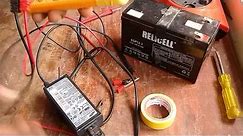 DIY- BUILD 12V BATTERY CHARGER (SIMPLE WAY) #batterycharger