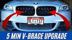 5 Minute BMW 535i F10/F11/F30 V Brace (Cross Bars) Upgrade