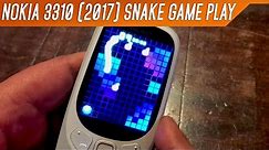 How to play snake game on the Nokia 3310 (2017): Demo