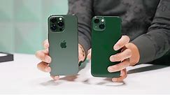 iPhone 13/iPhone 13 Pro Green: Unboxing & First Impressions!