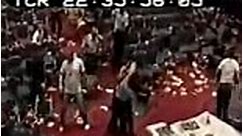 CCTV footage of a brawl between the Finks and Hells Angels