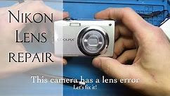 Camera Repair Nikon Coolpix S4000 Lens Error