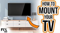 Home DIY: How to Mount a TV to the Wall | FIX.com