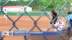 Newport and Tuckerman split baseball/softball matchup