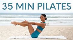 35 MIN PILATES WORKOUT || Classical Mat Pilates Inspired (Knee & Wrist Friendly)