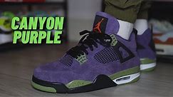 WATCH BEFORE YOU BUY! Jordan 4 Canyon Purple Review