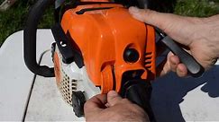 Fix a Stihl chainsaw that doesn't start, model MS 170