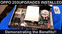 Oppo UDP 203 UPGRADE Time Part #2 Hear what the upgrades what done Home Cinema UHD 4K HDR Blu Ray