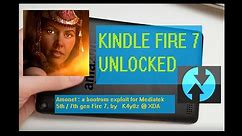 Unlock Kindle fire 7 (5th generation) - load root / custom rom