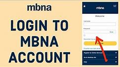 MBNA Login - How to Sign in to MBNA Credit Card Account (2023)
