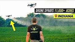 Drones Spray 11,000+ Acres in Indiana - Revolutionizing Agriculture