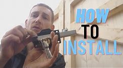 HOW TO fit a gate LOCK, ROSE CATCH & DROP BOLTS: Gatemate, Perry, Long Throw