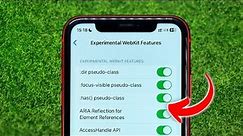 How to Enable Safari Experimental Features on iPhone - Full Guide