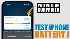 How To TEST Your iPhone Battery !