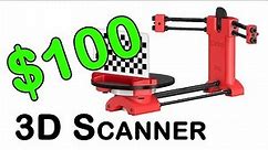 $100 DIY Ciclop 3D Scanner - LIVE laser scanner build and first test!
