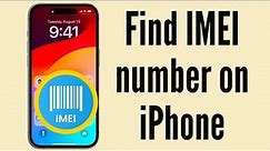 How to Find IMEI number on iPhone (2024)