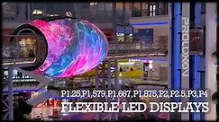 Flexible LED Display Screen | Soft & Bendable For Creative Various Shapes, Customized LED Video Wall