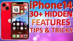 iPhone 14 30+ Tips, Tricks & Hidden Features | Amazing Hacks - NO ONE SHOWS YOU!! 🔥🔥🔥